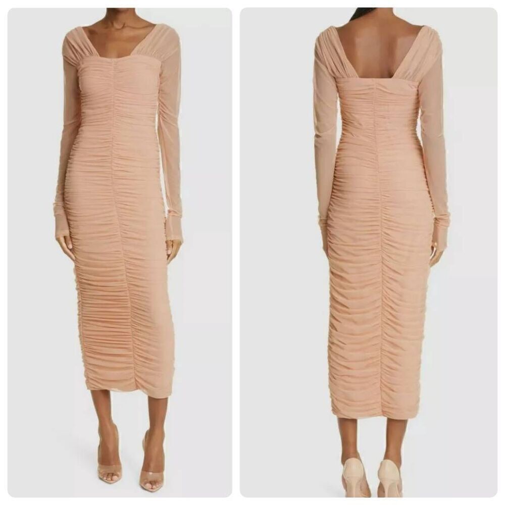 A.L.C. Pink Jackie Midi Dress Extra Small